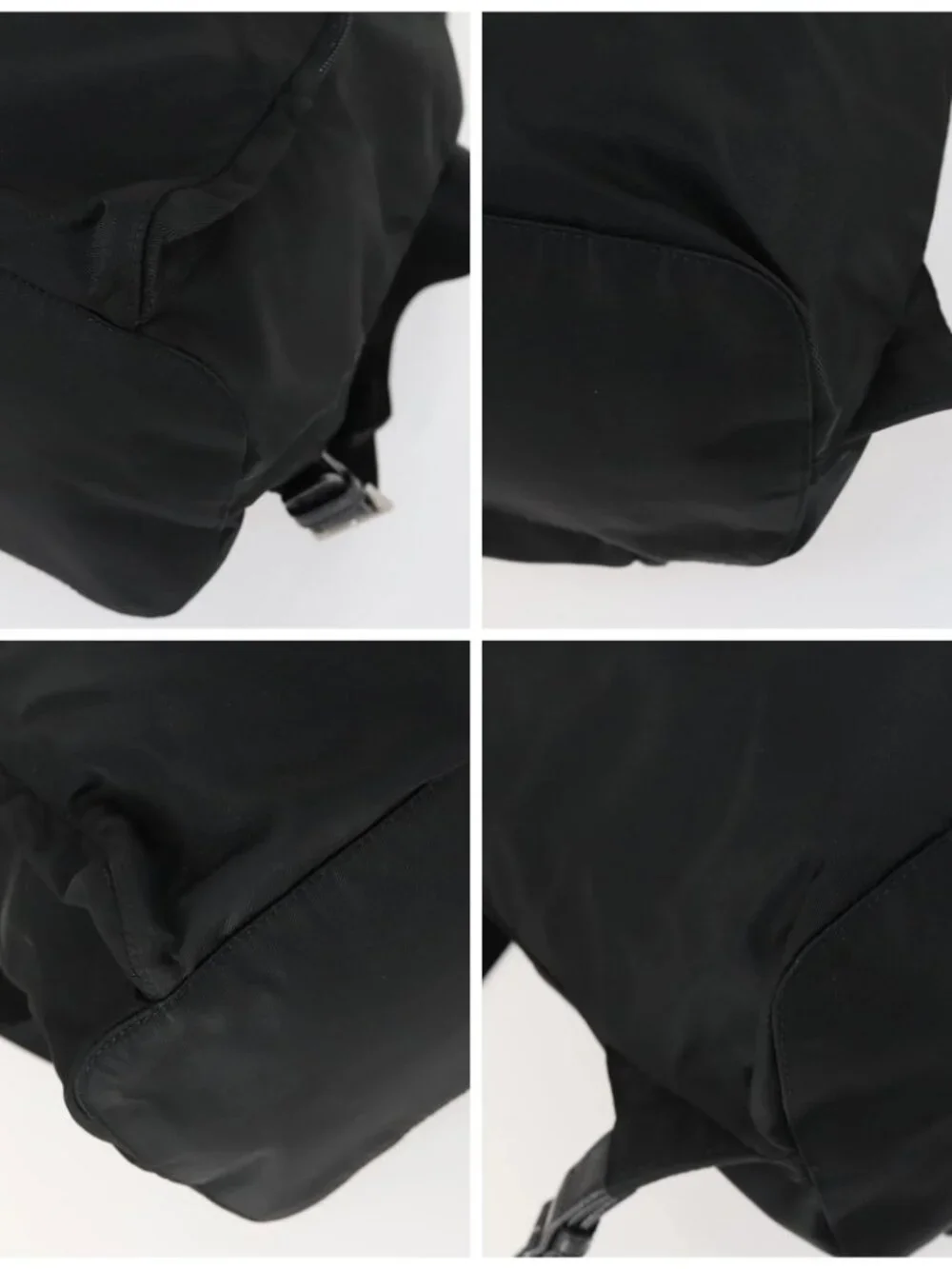 PRADA Backpack Nylon Black Silver Auth 156118 - Picture 14 of 16